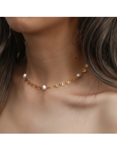 Collar Perlas Corazon 2