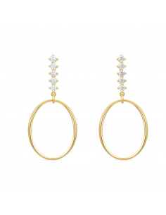 Pendientes Barra Circonitas