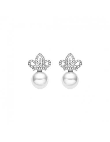 Pendientes Perla Corona