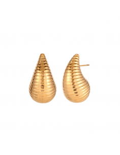 Pendientes Lágrima Rayada