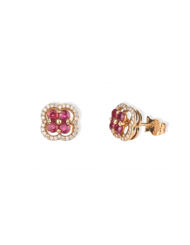Pendientes Rubí