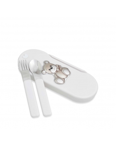 Estuche Cubiertos Blanco